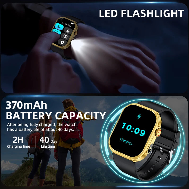 Smartwatch LIGE 2.01” – Tecnologia, Saúde e Conectividade