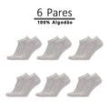 Kit 6 Pares Meias Unissex Antibacterianas e Antiodor – Algodão & Poliéster