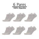 Kit 6 Pares Meias Unissex Antibacterianas e Antiodor – Algodão & Poliéster