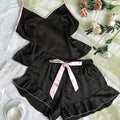 Pijama Feminino em Cetim Luxuoso 2 Peças
