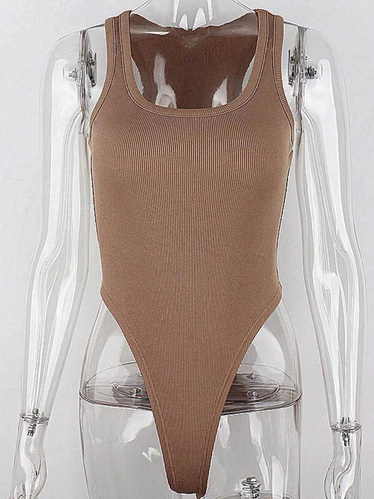 Body Feminino Sexy com Elastano