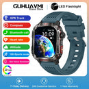 Smartwatch Militar GUHUAVMI com LED