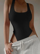 Body Feminino Sexy com Elastano