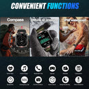 Smartwatch Militar GUHUAVMI com LED