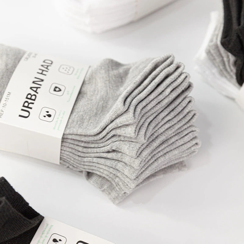 Kit 6 Pares Meias Unissex Antibacterianas e Antiodor – Algodão & Poliéster