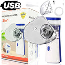Nebulizador Portátil Inalador Ultrassônico Adulto e Infantil – USB/Bateria