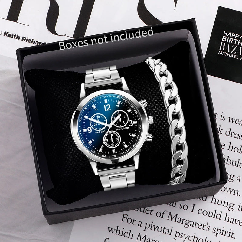 Relógio Masculino Casual + Pulseira