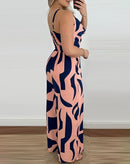 Macacão Feminino Estampado Vintage