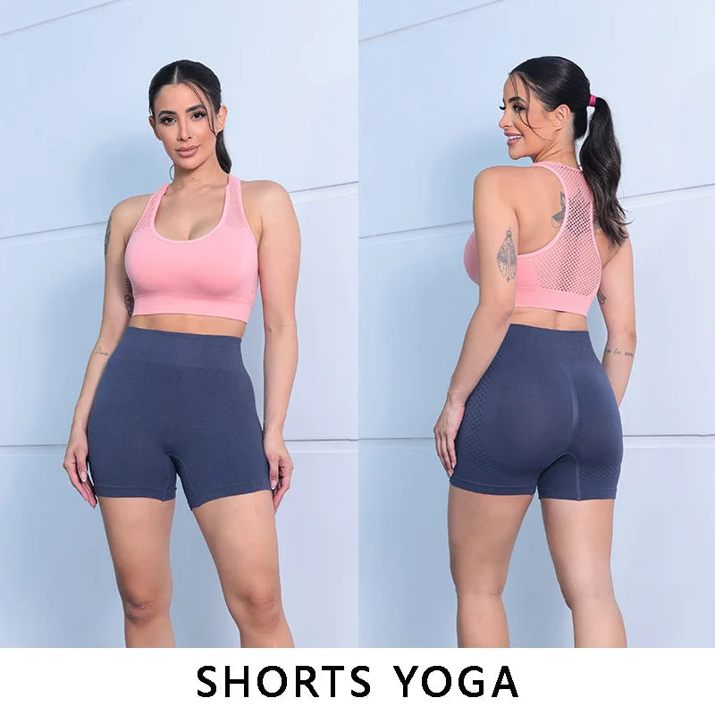 Short Feminino Sem Costura 2 PEÇAS