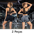 Kit 2 Shorts Femininos Sem Costura – Fitness, Yoga e Academia | Conforto, Elasticidade e Modelagem Perfeita