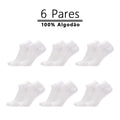 Kit 6 Pares Meias Unissex Antibacterianas e Antiodor – Algodão & Poliéster