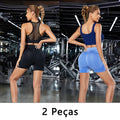 Kit 2 Shorts Femininos Sem Costura – Fitness, Yoga e Academia | Conforto, Elasticidade e Modelagem Perfeita