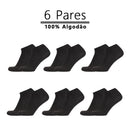 Kit 6 Pares Meias Unissex Antibacterianas e Antiodor – Algodão & Poliéster