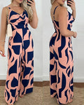 Macacão Feminino Estampado Vintage