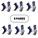 Kit 3 ou 6 Pares Meias Esportivas Antiderrapantes Masculina Feminina Cano Médio – Running, Futebol, Treino