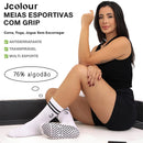 🧦 Kit 3 Pares de Meias Esportivas Femininas Jcolour – Cano Alto