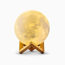 🌕 Luminária Lua Cheia 3D LED RGB com Toque – Design Encantador e Luz Personalizável