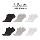 Kit 6 Pares Meias Unissex Antibacterianas e Antiodor – Algodão & Poliéster