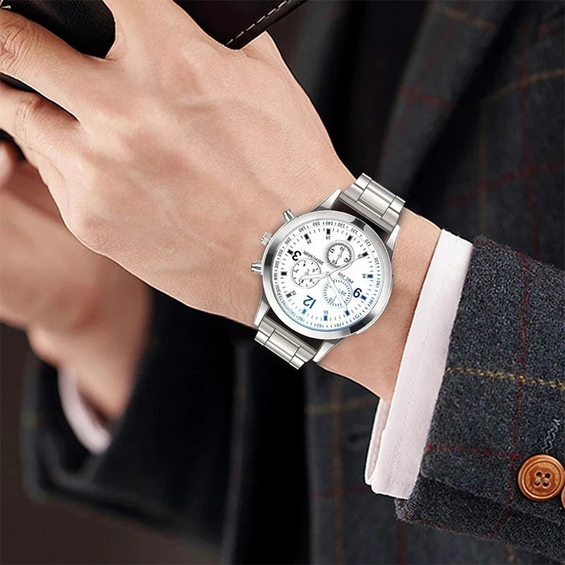 Relógio Masculino Casual + Pulseira