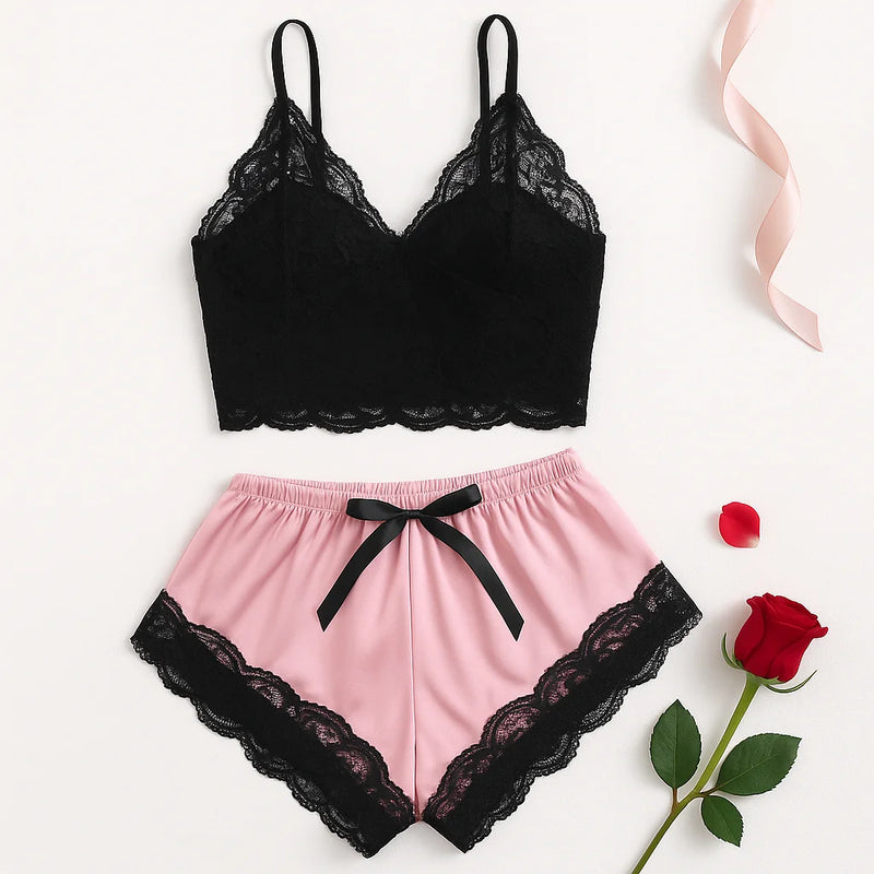 Pijama Feminino 2 Peças Poliéster