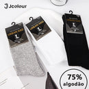 Kit 6 Pares Meias Cano Médio Unissex Antibacterianas e Antiodor